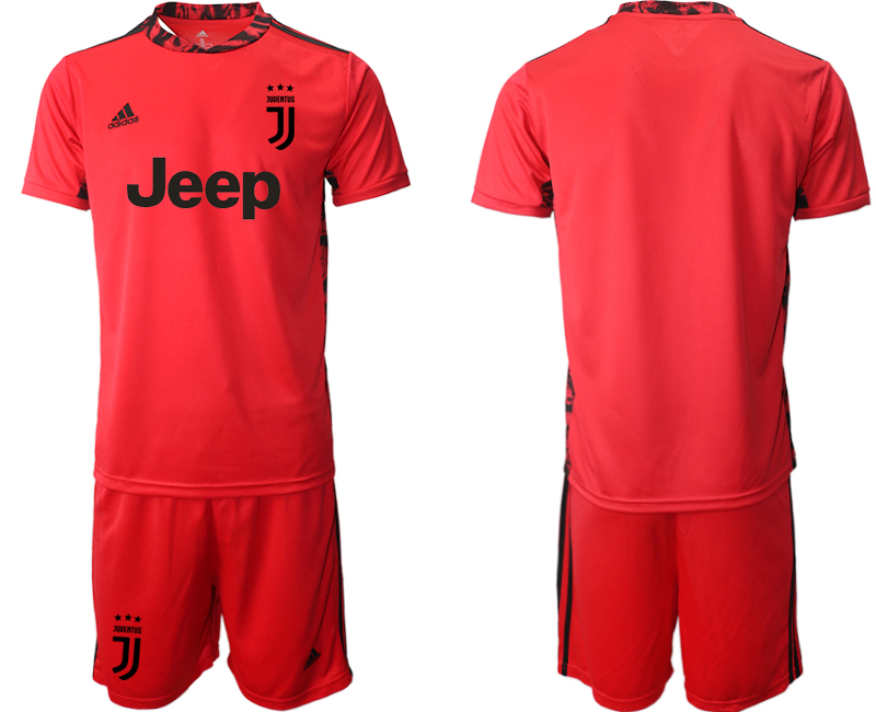 Men 2020-2021 club Juventus red goalkeeper Soccer Jerseys->juventus jersey->Soccer Club Jersey
